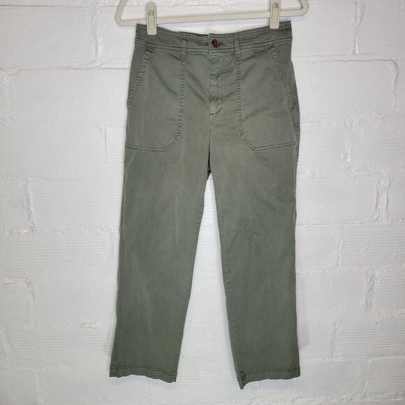 Gap Women's Size 6 Pants Girlfriend Khaki Green - Picture 1 of 5